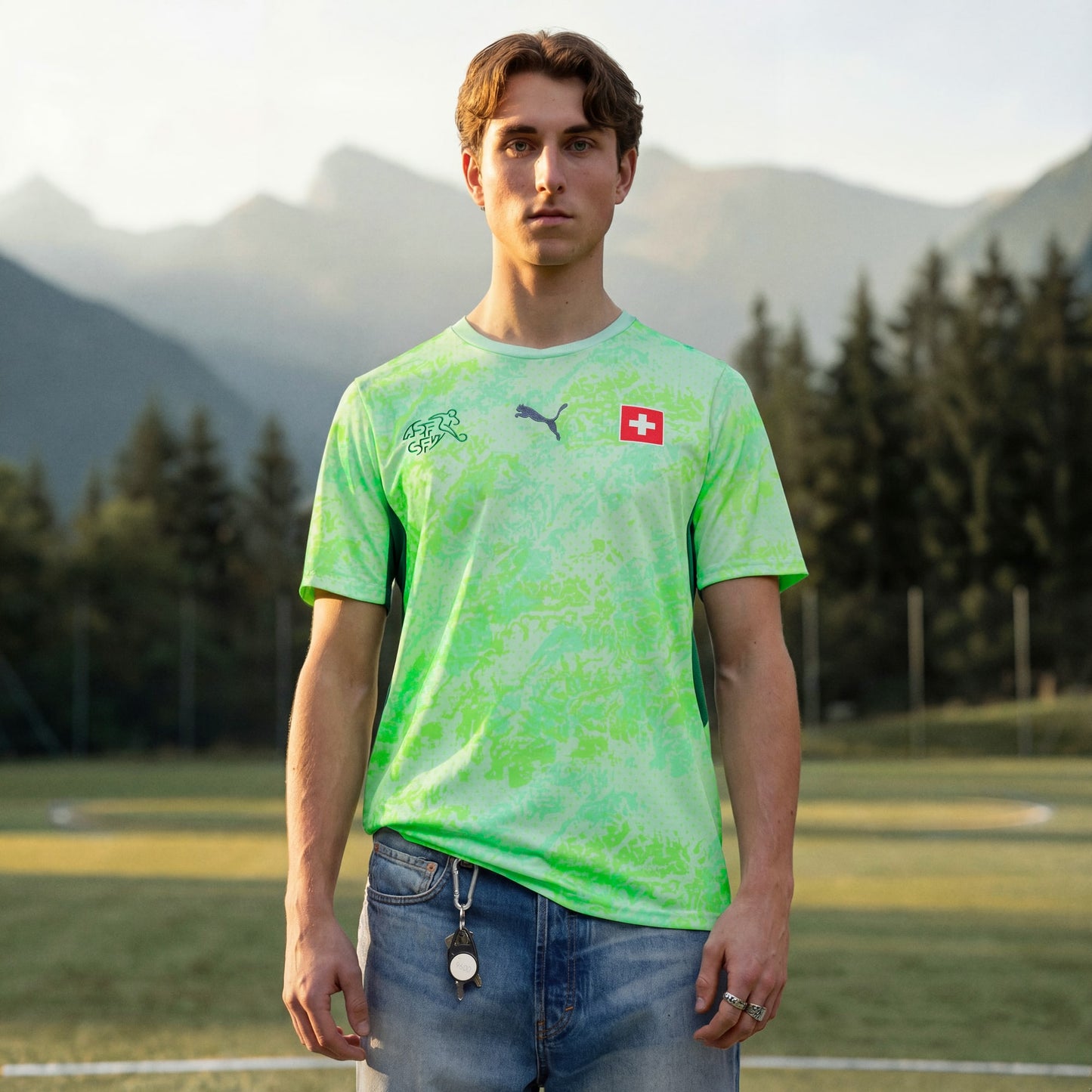 Switzerland 2026 Away Football Soccer Jersey - Men's