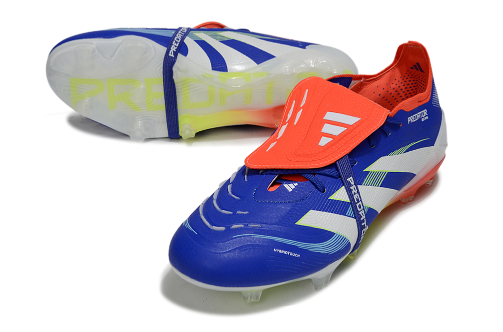 adidas 25 Predator Elite Tongue FT FG  Soccer Boots Cleats Shoes PRP-BLK