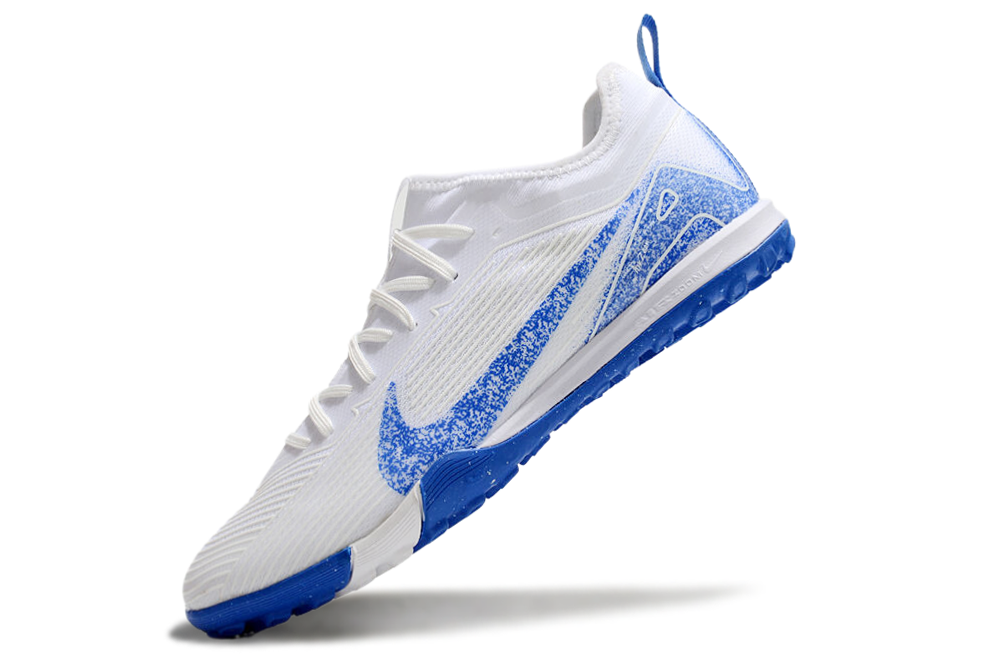 Nike Air Zoom Mercurial Vapor 15 Pro TF - Professional Turf Soccer Cleats Boots Shoes BLU-YLW