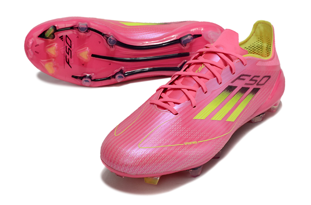 adidas F50 Elite FG Soccer Football Shoes Cleats RED-BLK