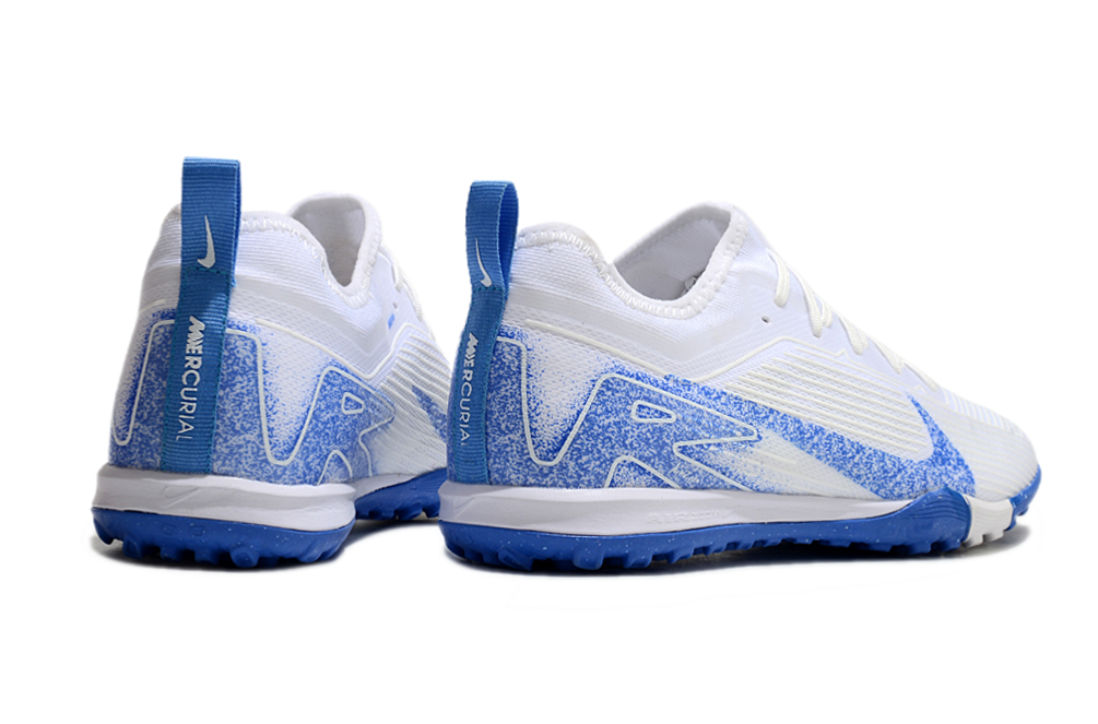 Nike Air Zoom Mercurial Vapor 15 Pro TF - Professional Turf Soccer Cleats Boots Shoes BLU-YLW