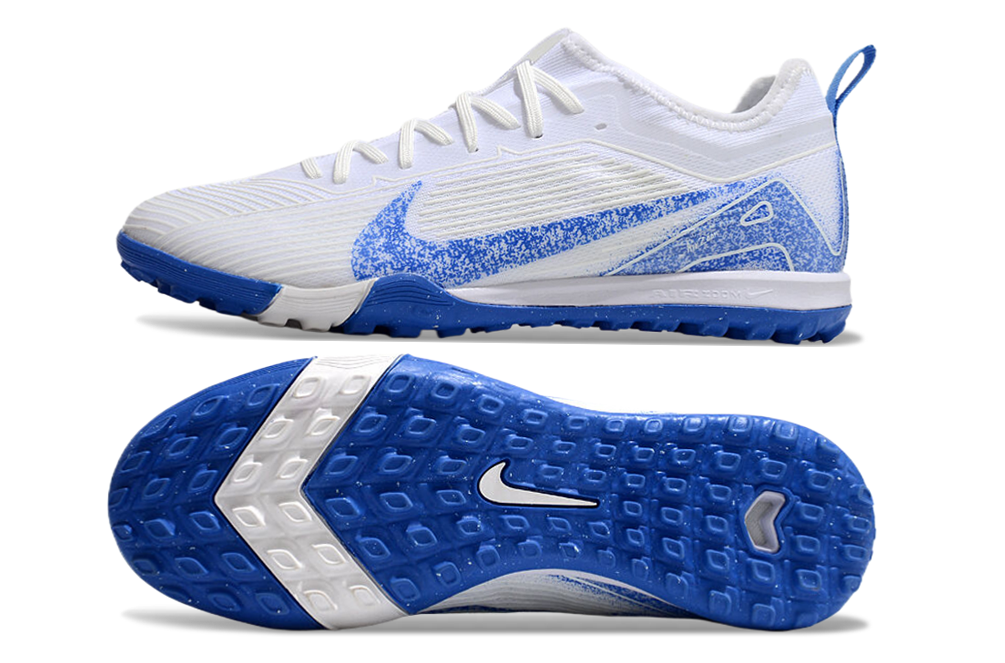 Nike Air Zoom Mercurial Vapor 15 Pro TF - Professional Turf Soccer Cleats Boots Shoes BLU-YLW