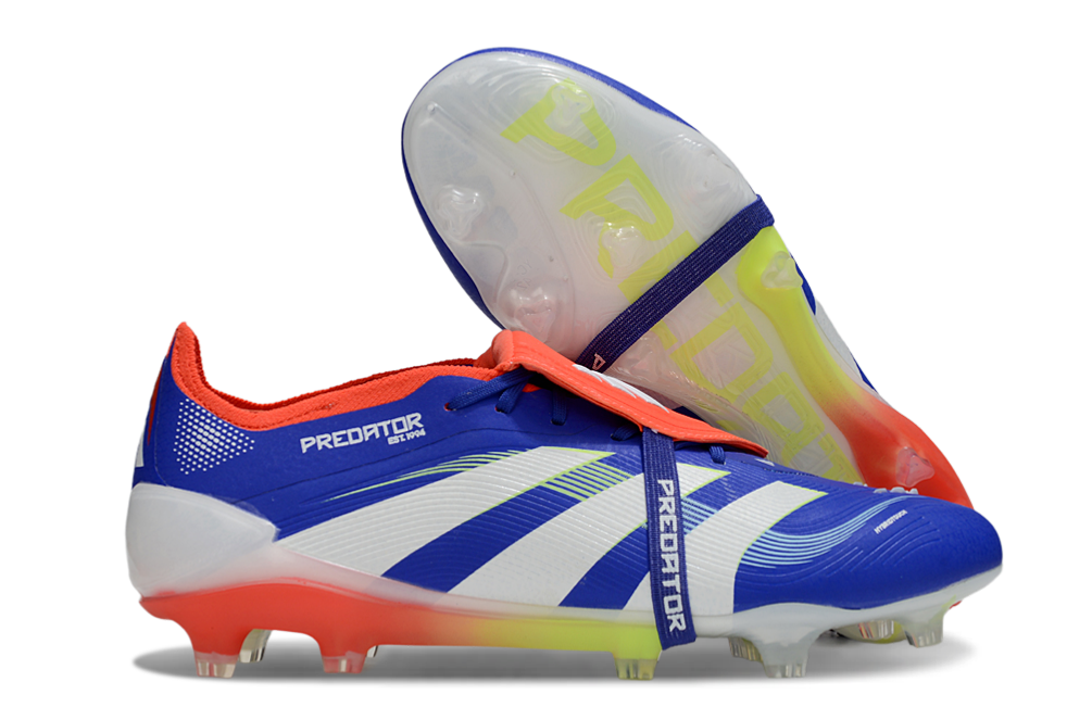 adidas 25 Predator Elite Tongue FT FG  Soccer Boots Cleats Shoes PRP-BLK