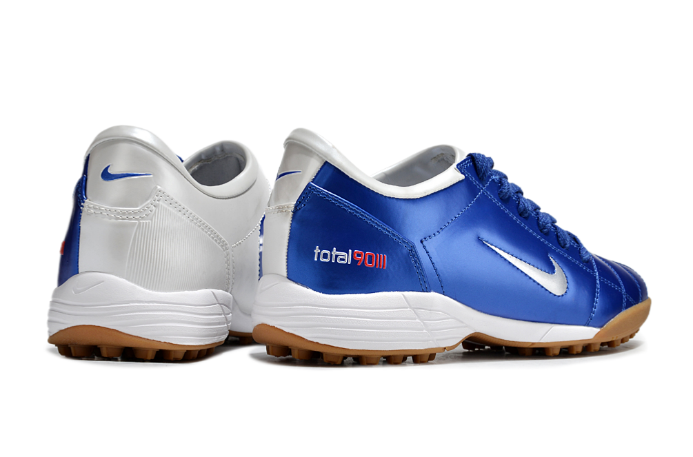 Nike Total 90 (T90) Laser SE FG/MG Football Soccer Boots Cleats BLU-BRN-WHT