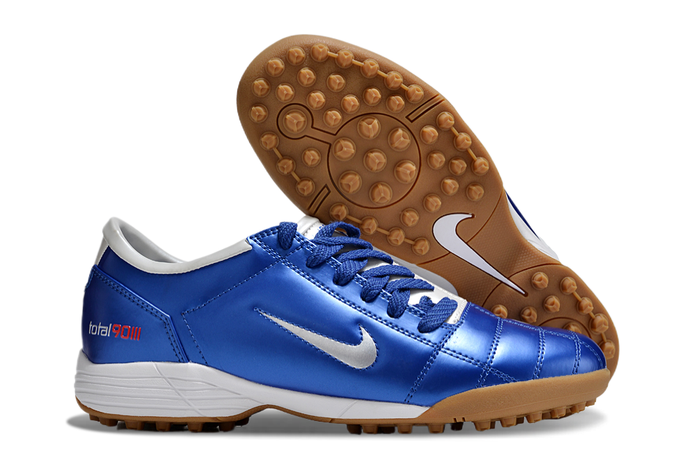 Nike Total 90 (T90) Laser SE FG/MG Football Soccer Boots Cleats BLU-BRN-WHT