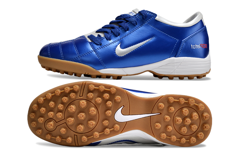 Nike Total 90 (T90) Laser SE FG/MG Football Soccer Boots Cleats BLU-BRN-WHT