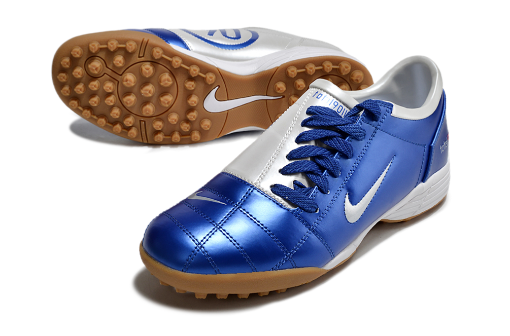 Nike Total 90 (T90) Laser SE FG/MG Football Soccer Boots Cleats BLU-BRN-WHT