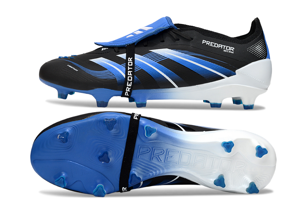 adidas 25 Predator Elite Tongue FT FG  Soccer Boots Cleats Shoes GRN-GLD