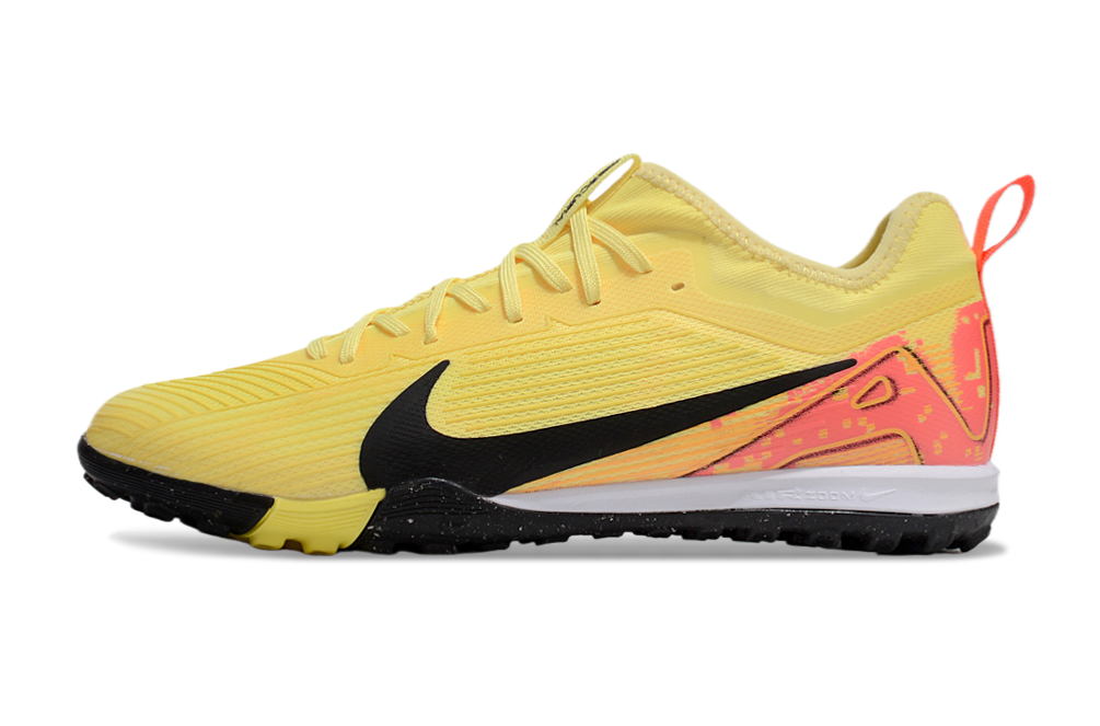 Nike Air Zoom Mercurial Vapor 15 Pro TF - Professional Turf Soccer Cleats Boots Shoes BLU-YLW