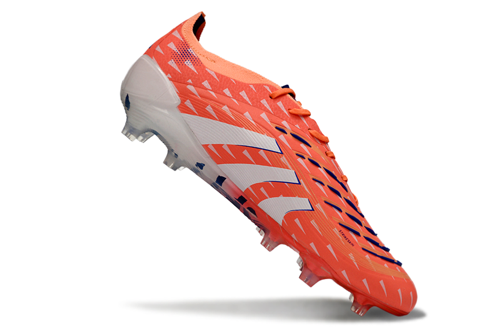 adidas Predator Elite FG Soccer Cleats WHT-RED-SKY
