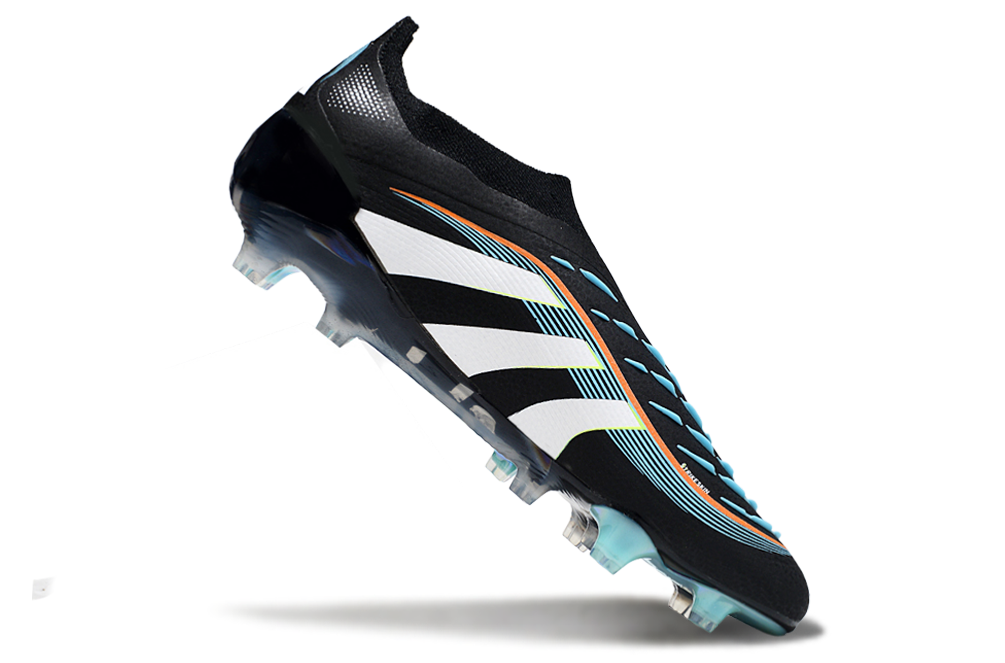 adidas Predator 24 Elite Laceless FG  Soccer Boots Cleats Shoes GRN-BLK