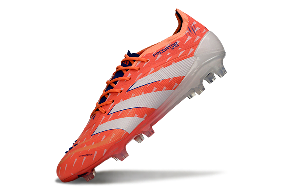 adidas Predator Elite FG Soccer Cleats WHT-RED-SKY