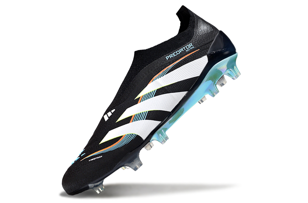 adidas Predator 24 Elite Laceless FG  Soccer Boots Cleats Shoes GRN-BLK