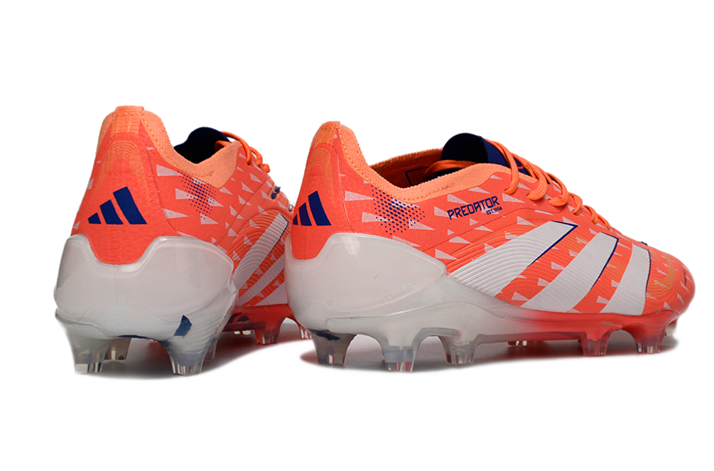 adidas Predator Elite FG Soccer Cleats WHT-RED-SKY