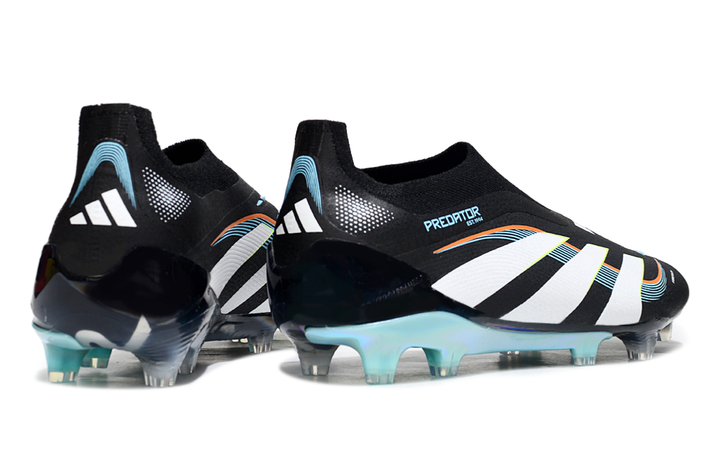 adidas Predator 24 Elite Laceless FG  Soccer Boots Cleats Shoes GRN-BLK