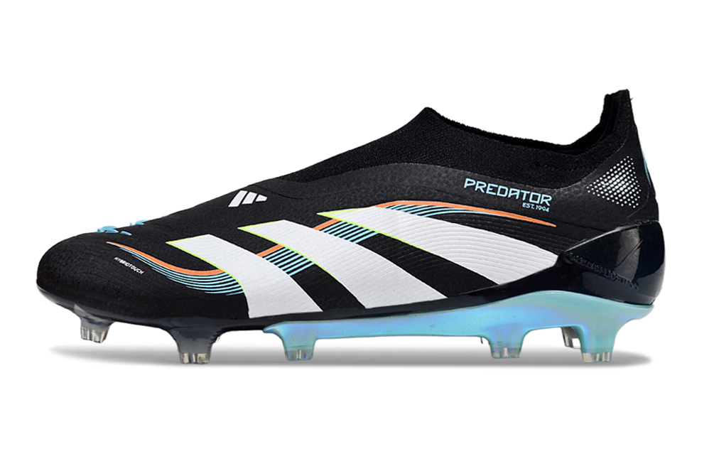 adidas Predator 24 Elite Laceless FG  Soccer Boots Cleats Shoes GRN-BLK