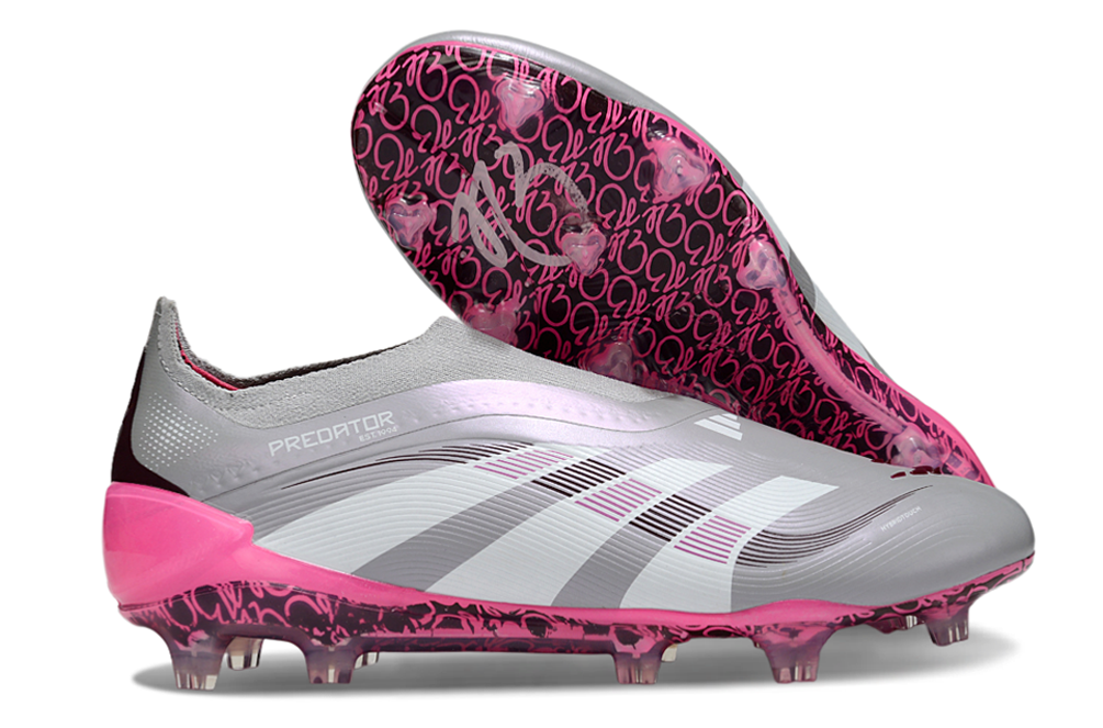 adidas Predator 24 Elite Laceless FG  Soccer Boots Cleats Shoes GRN-BLK