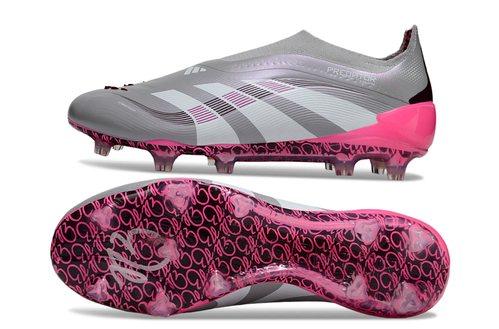 adidas Predator 24 Elite Laceless FG  Soccer Boots Cleats Shoes GRN-BLK