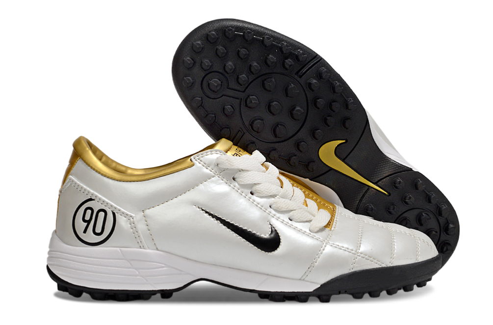 Nike Total 90 (T90) Laser SE FG/MG Football Soccer Boots Cleats BLU-BRN-WHT