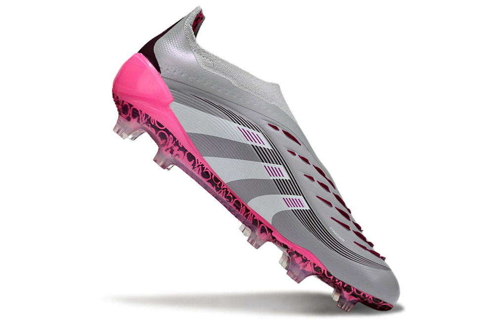 adidas Predator 24 Elite Laceless FG  Soccer Boots Cleats Shoes GRN-BLK