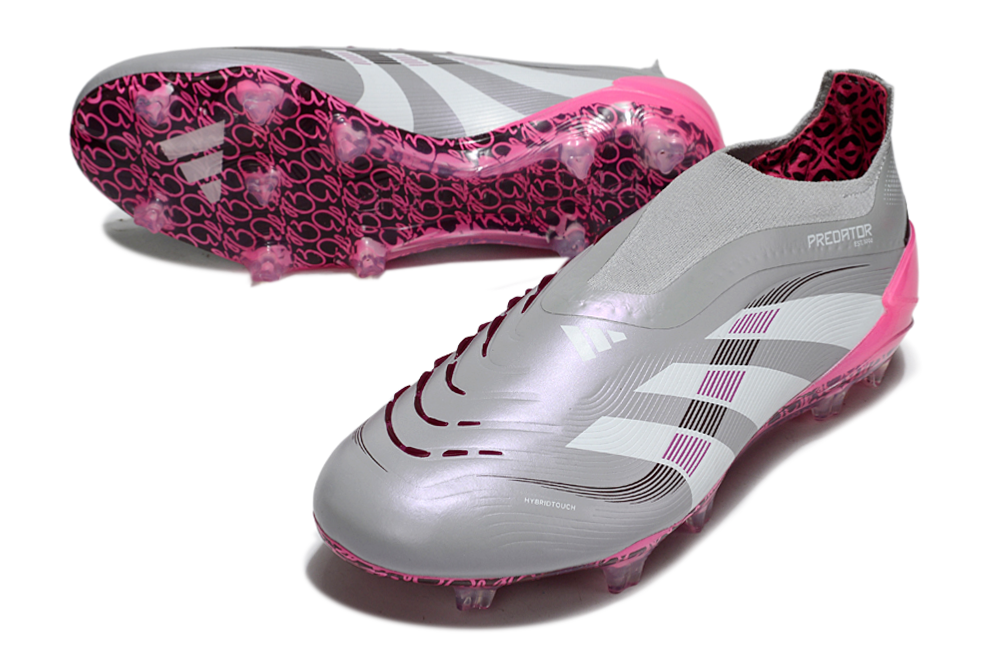 adidas Predator 24 Elite Laceless FG  Soccer Boots Cleats Shoes GRN-BLK