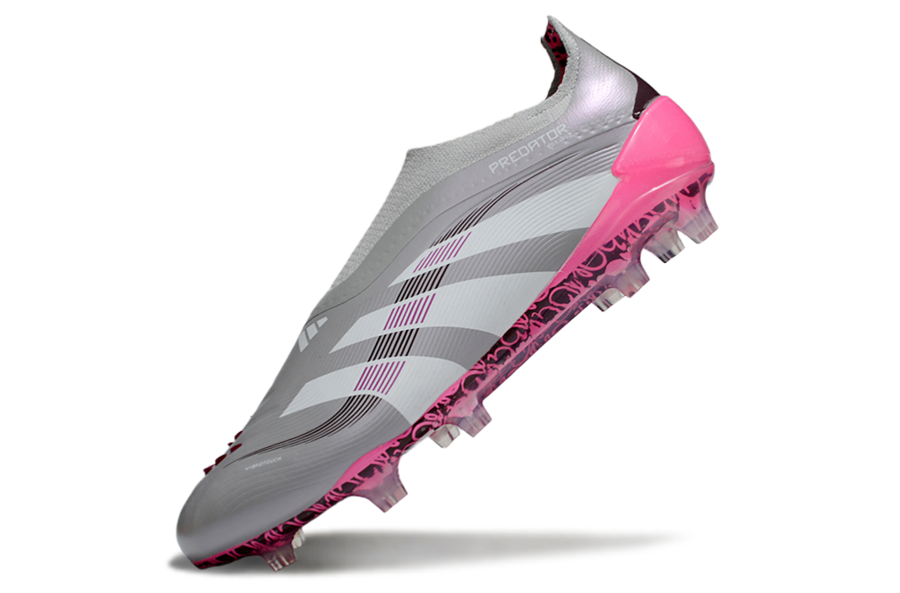 adidas Predator 24 Elite Laceless FG  Soccer Boots Cleats Shoes GRN-BLK