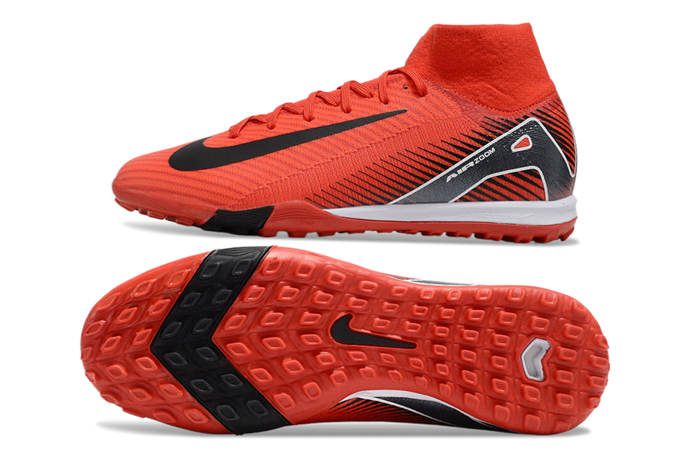Nike Air Zoom Mercurial Superfly 10 Elite TF Football Soccer Cleats Boots - Ultimate Speed & Precision  GRN