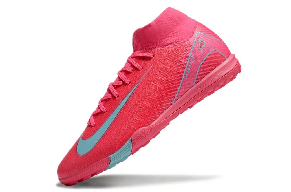Nike Air Zoom Mercurial Superfly 10 Elite TF Football Soccer Cleats Boots - Ultimate Speed & Precision  RED