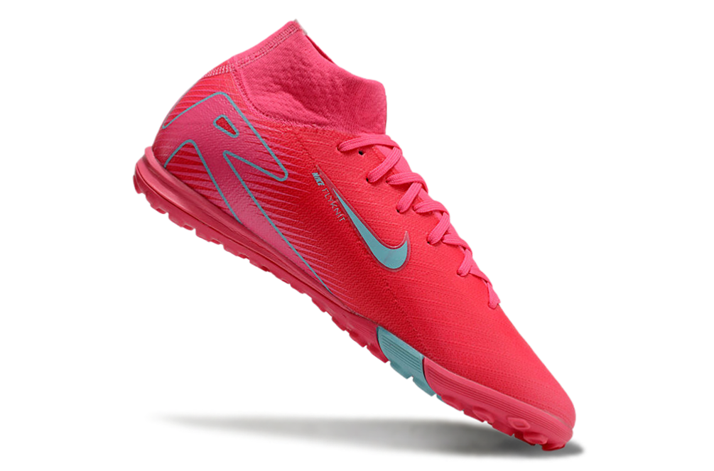 Nike Air Zoom Mercurial Superfly 10 Elite TF Football Soccer Cleats Boots - Ultimate Speed & Precision  RED