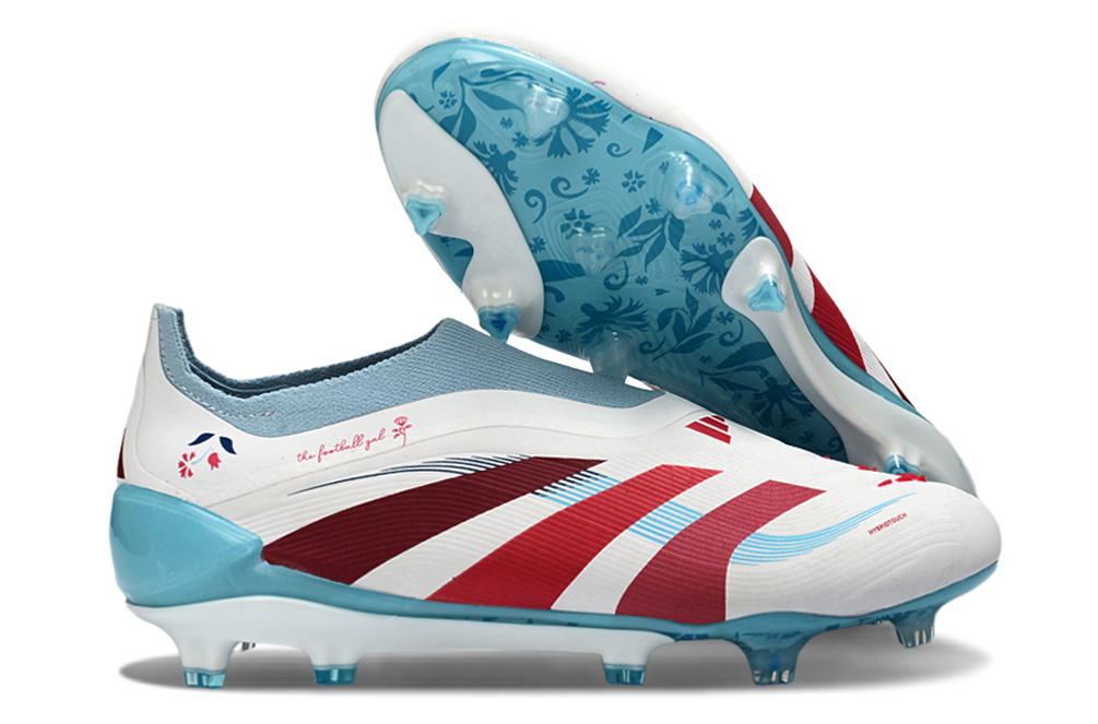 adidas Predator 24 Elite Laceless FG  Soccer Boots Cleats Shoes PNK-BLK