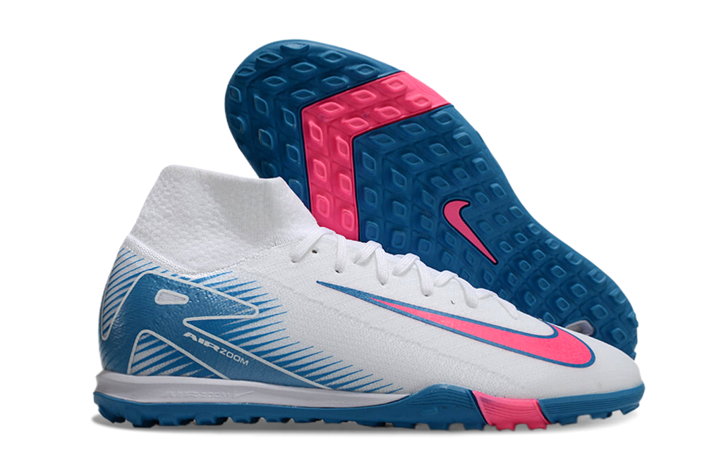 Nike Air Zoom Mercurial Superfly 10 Elite TF Football Soccer Cleats Boots - Ultimate Speed & Precision  RED