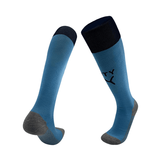 Manchester City Home Soccer Socks 2025/26 Kids
