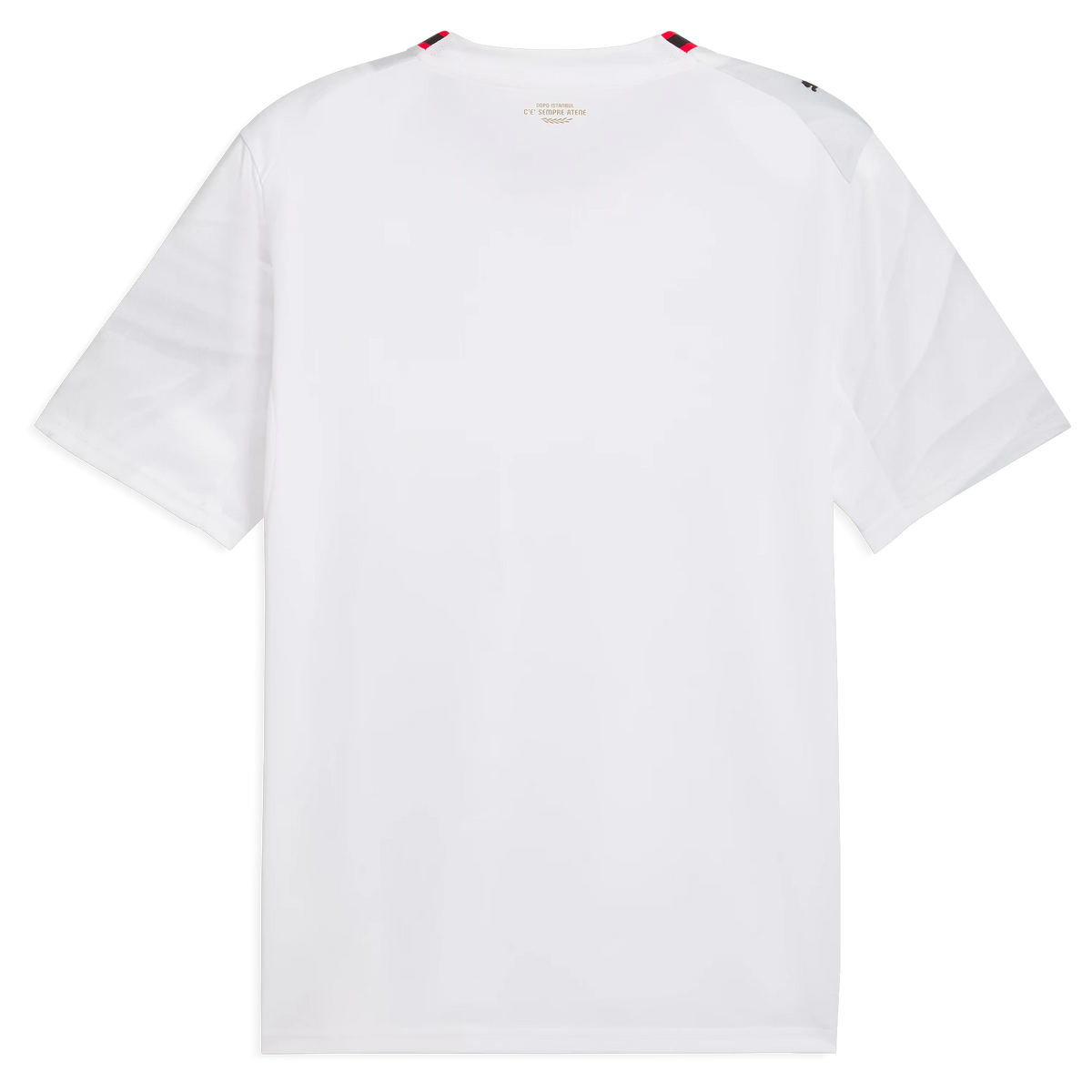Back view of AC Milan 2026-2027 away white replica football shirt by Final Third Kit