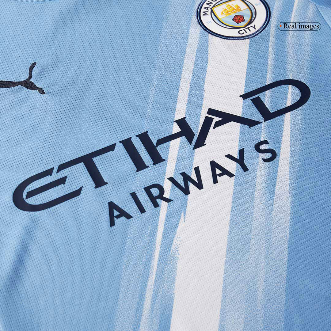 RODRIGO #16 Manchester City Home Soccer Jersey 2025/26 Blue Jersey - Club World Cup