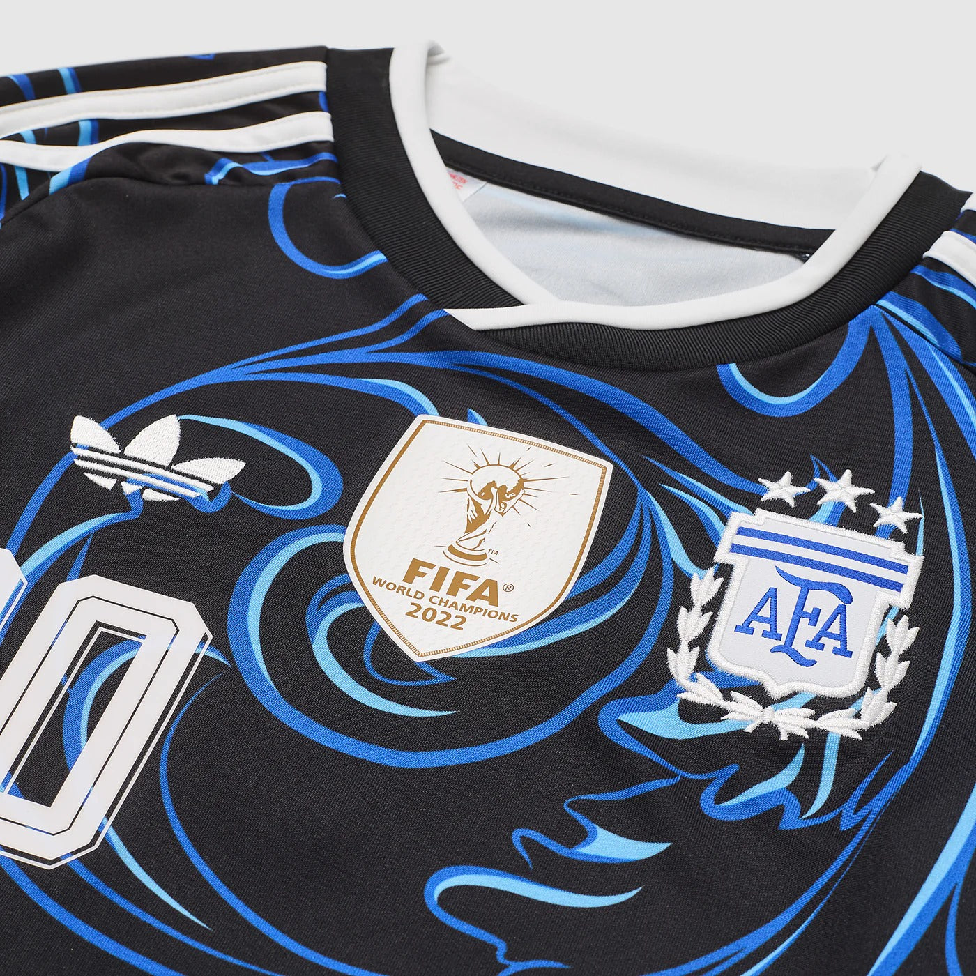 adidas Argentina Messi 10 Away Shirt 2026-2028 Kids Jersey chest details