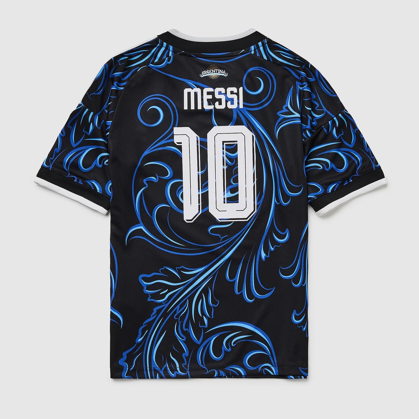 adidas Argentina Messi 10 Away Shirt 2026-2028 Kids Jersey back view