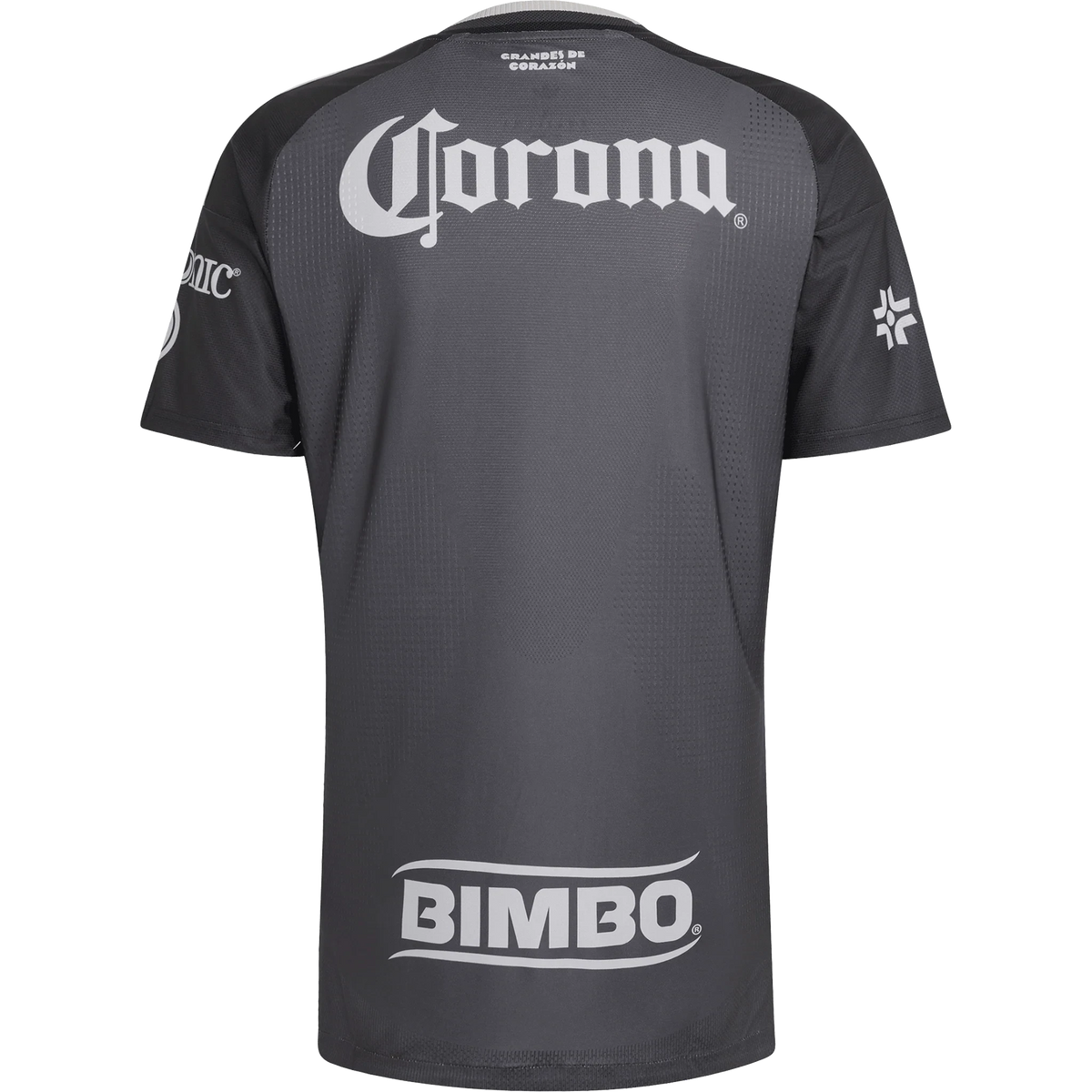 Back view of Club America 2026-2027 away black on-field authentic football shirt by Final Third Kit