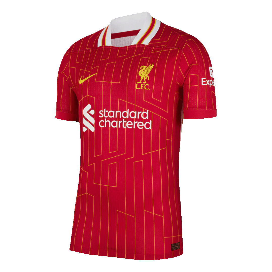 Authentic CHAMPIONS #20  Liverpool Home Soccer Jersey 2024/25 Red