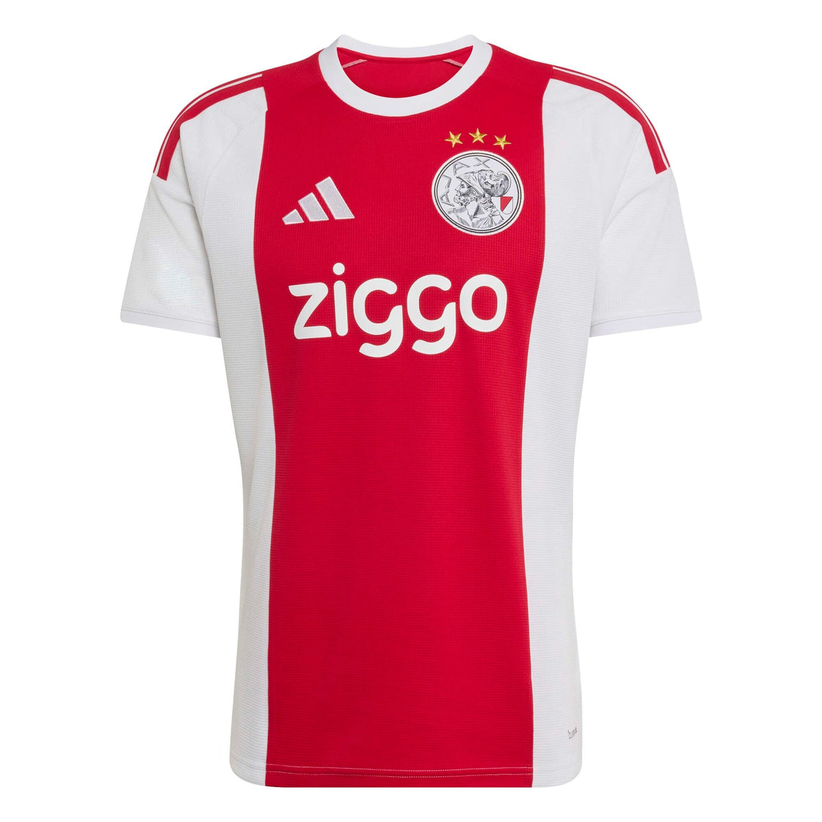 Front view of Ajax 2026-2027 home white replica soccer jersey by Final Third Kit