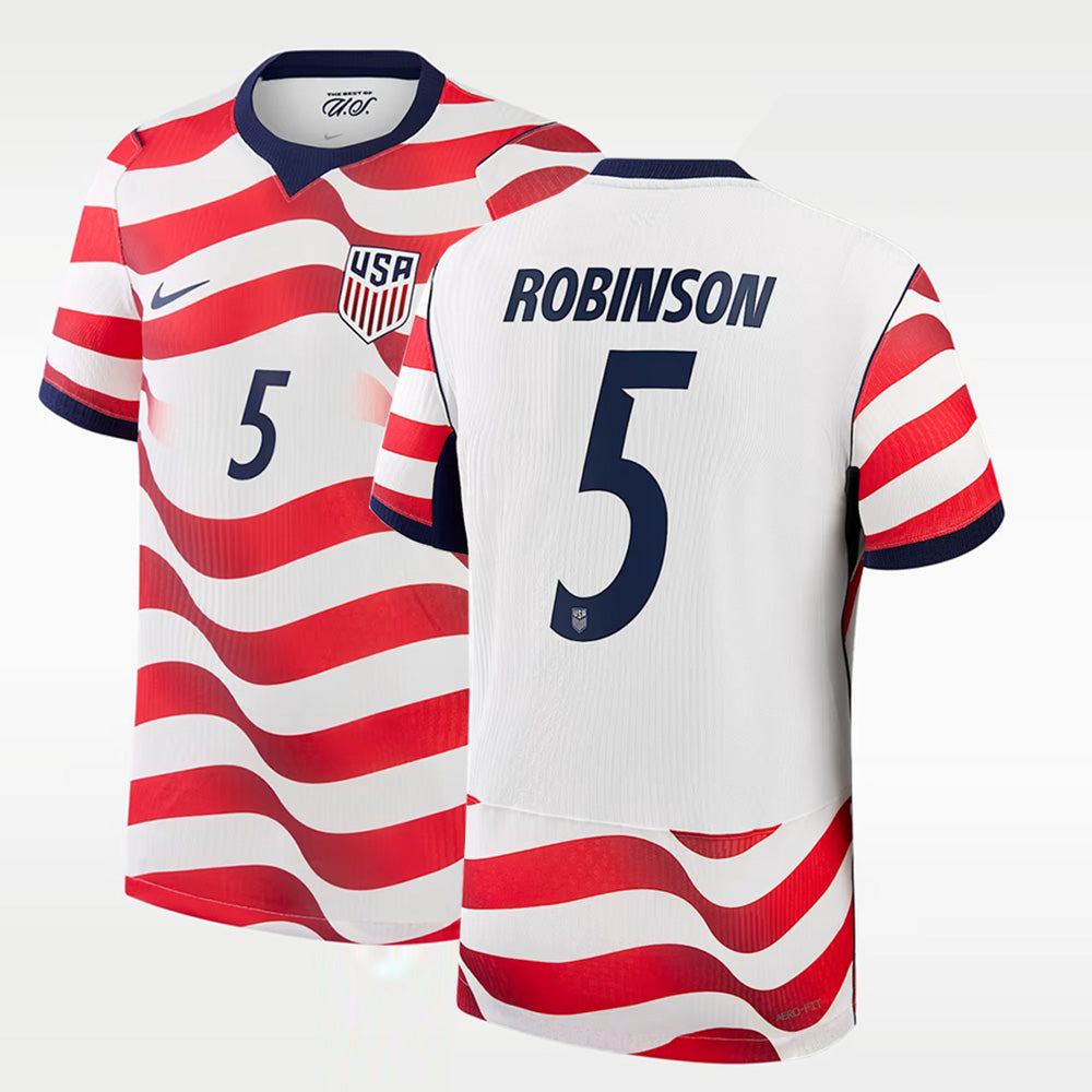 Weston McKennie USMNT 2026 World Cup Home Soccer Jersey - Stadium Replica - Final Third Kit