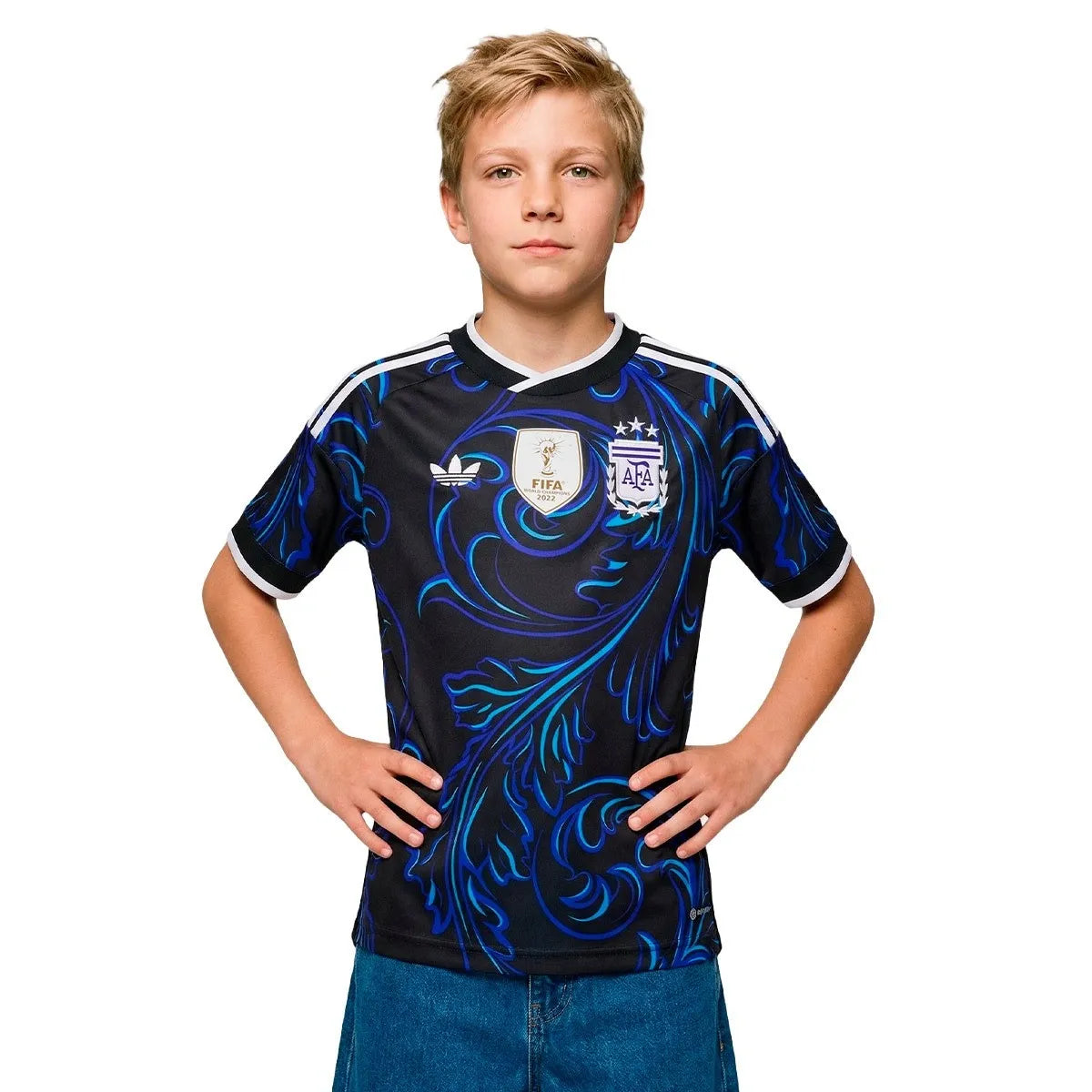 adidas Kids Argentina Away kit World Cup 2026 Jersey