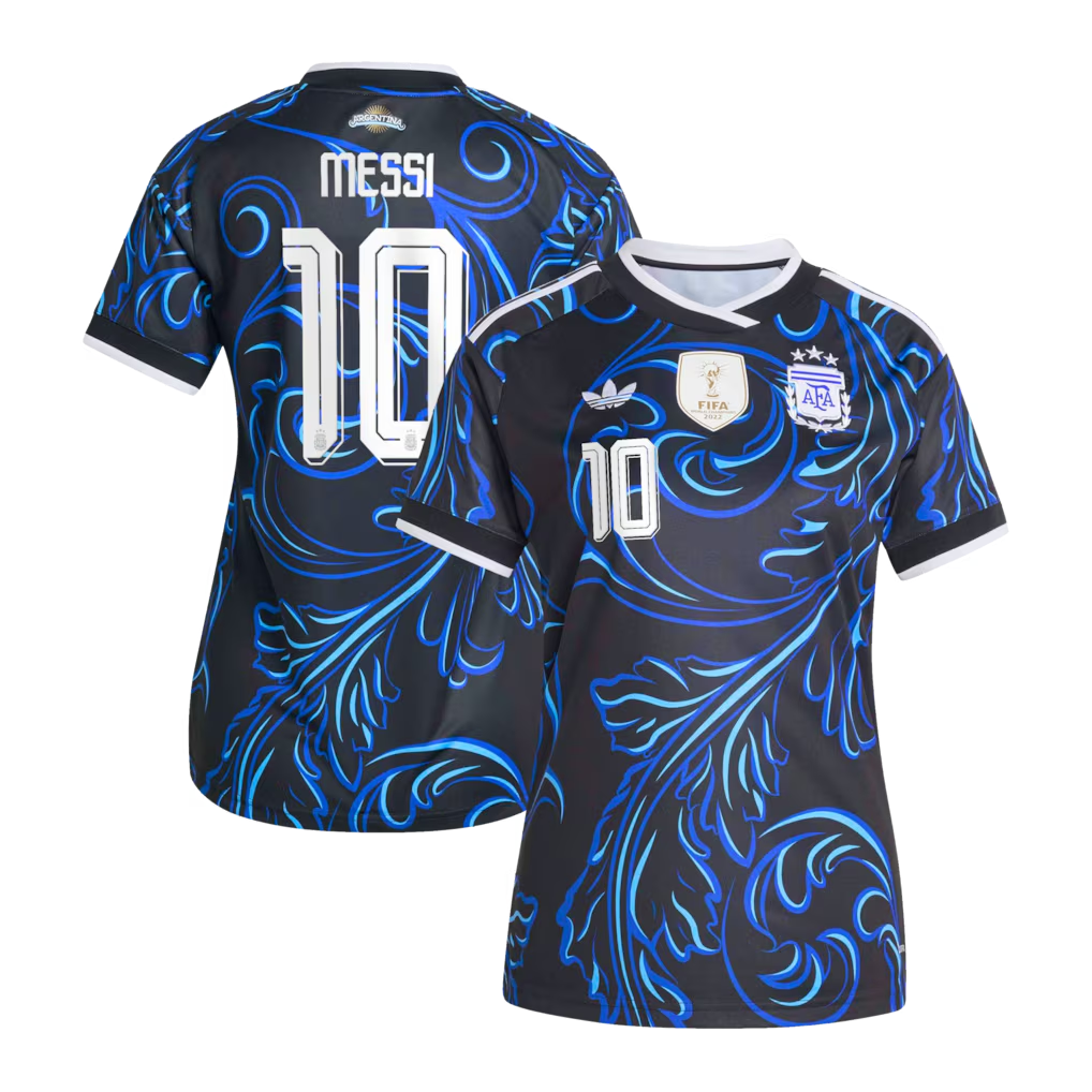 Argentina adidas Away Shirt 2026 - Womens with Messi 10 printing