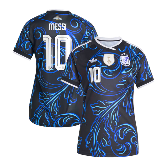Argentina adidas Away Shirt 2026 - Womens with Messi 10 printing