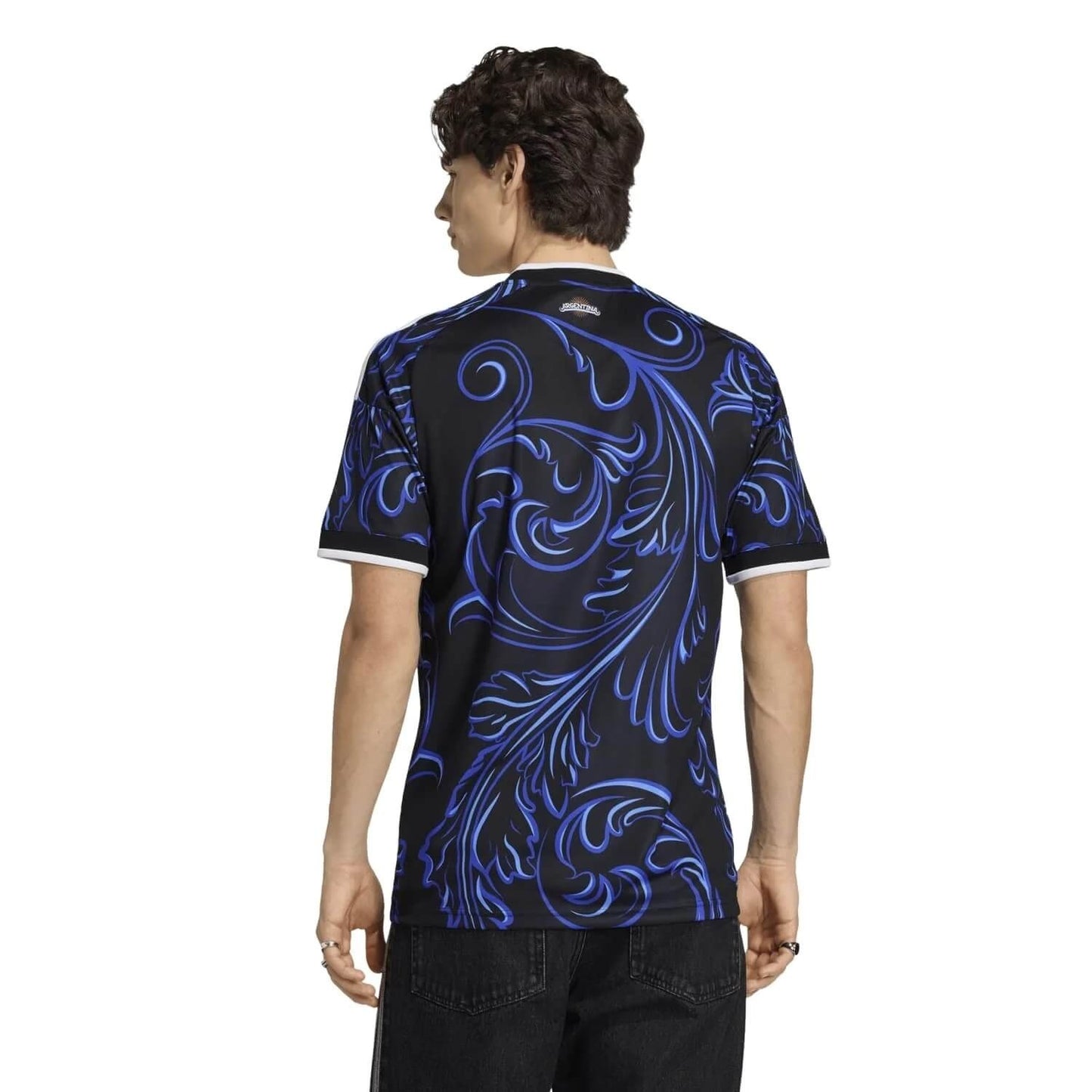 back view of Men's Argentina 2026 World Cup Away Stadium Replica Jersey