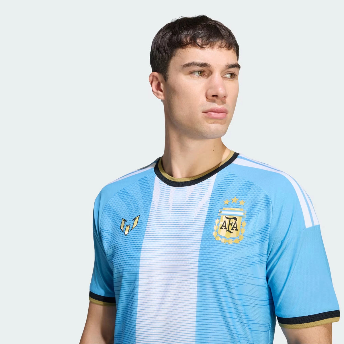Argentina National Team AFA x Messi Authentic Jersey - Light Blue