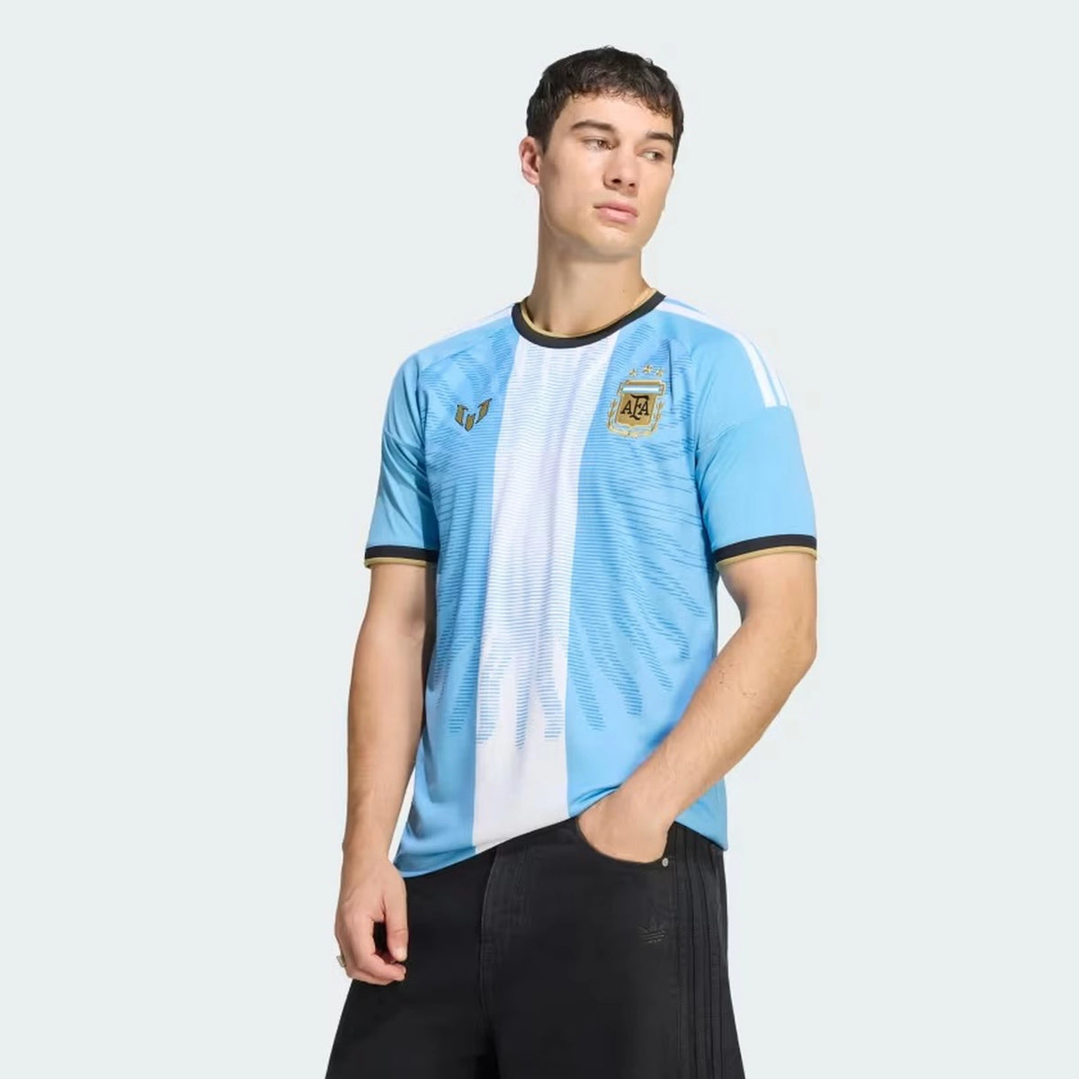 Argentina National Team AFA x Messi Replica Jersey - Light Blue