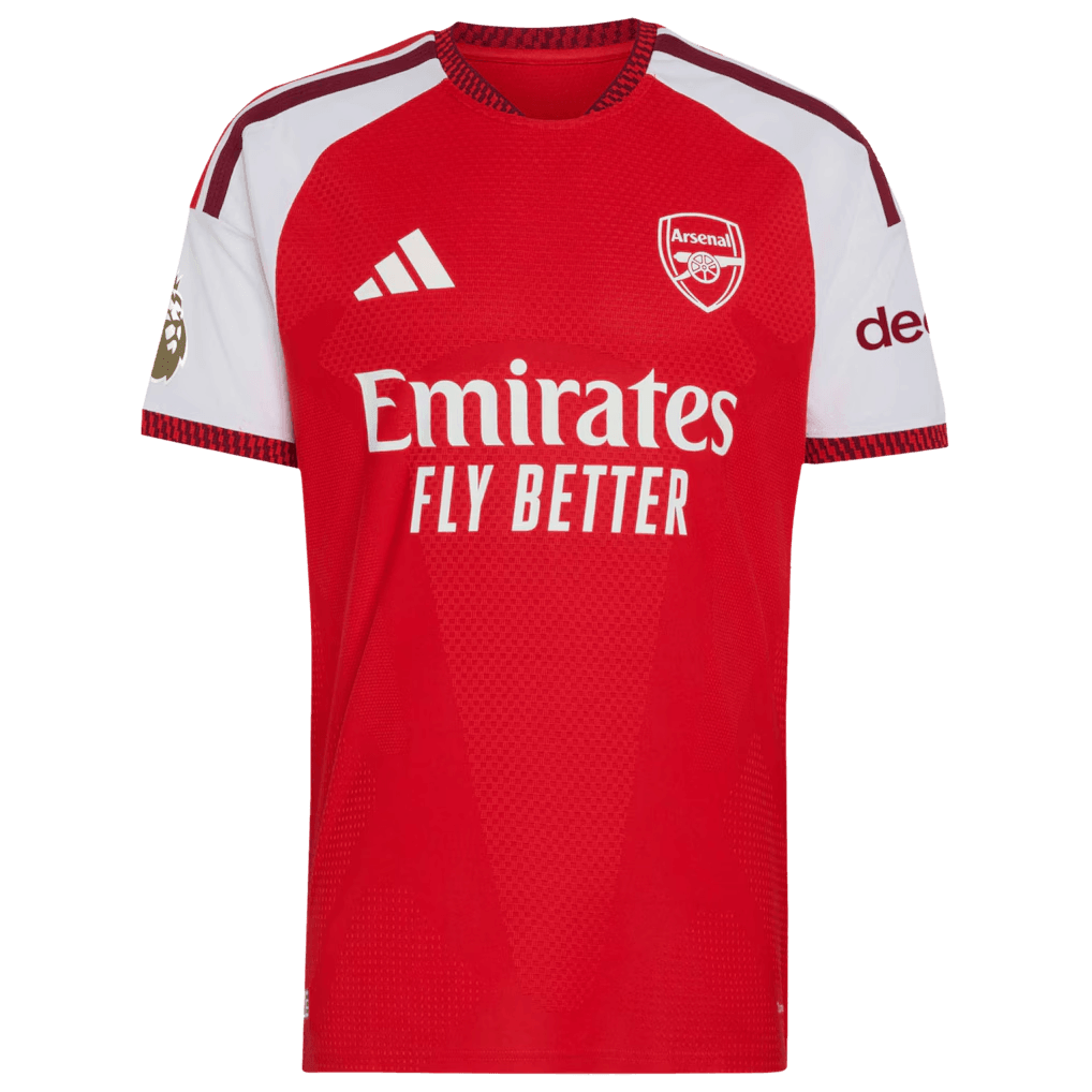 Arsenal 2026/27 Home Match Authentic Custom Jersey front view