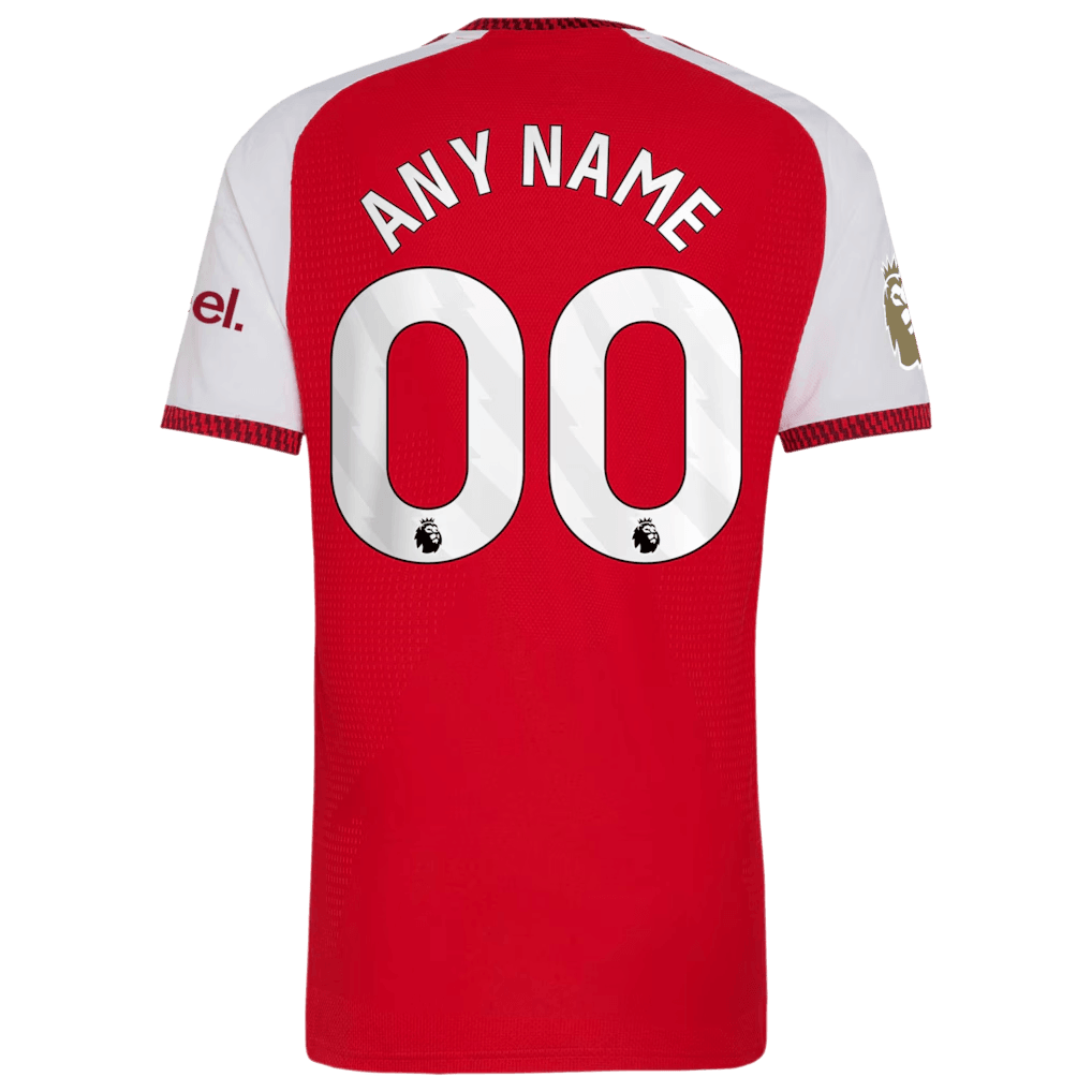 Arsenal 2026/27 Home Match Authentic Custom Jersey back view