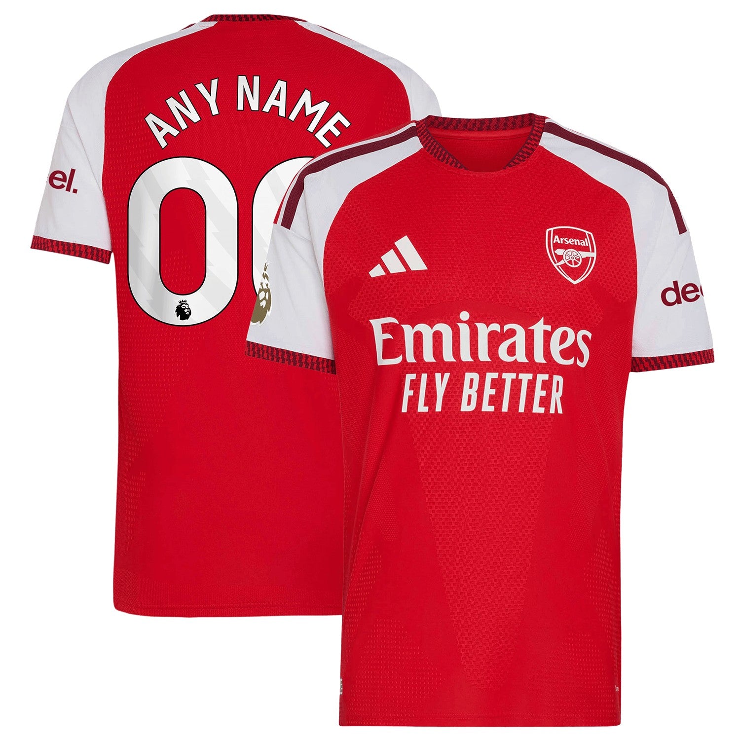 Arsenal 2026/27 Home Match Authentic Custom Jersey