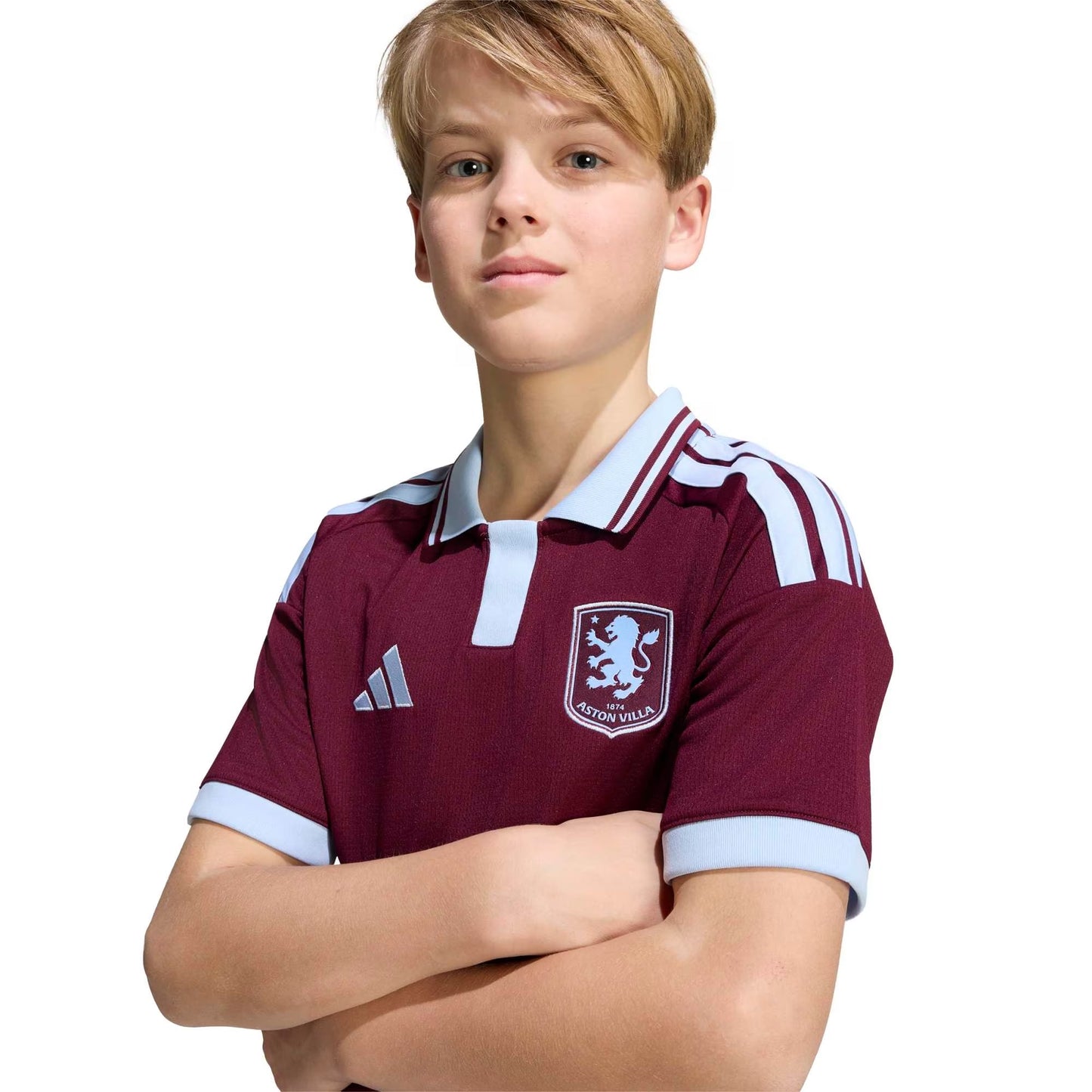 Aston Villa 2026/27 Home Stadium Replica Kids Jersey top